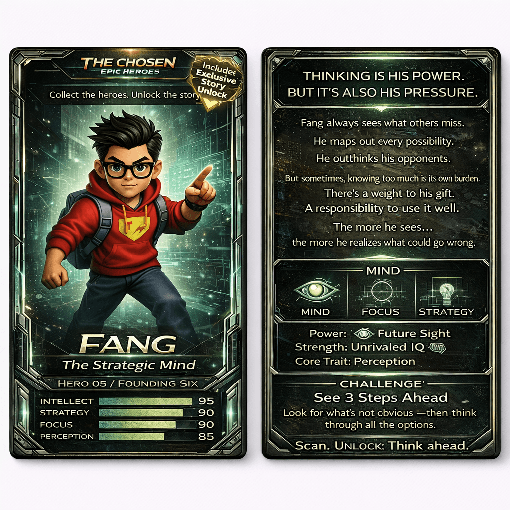 Fang collectible character card