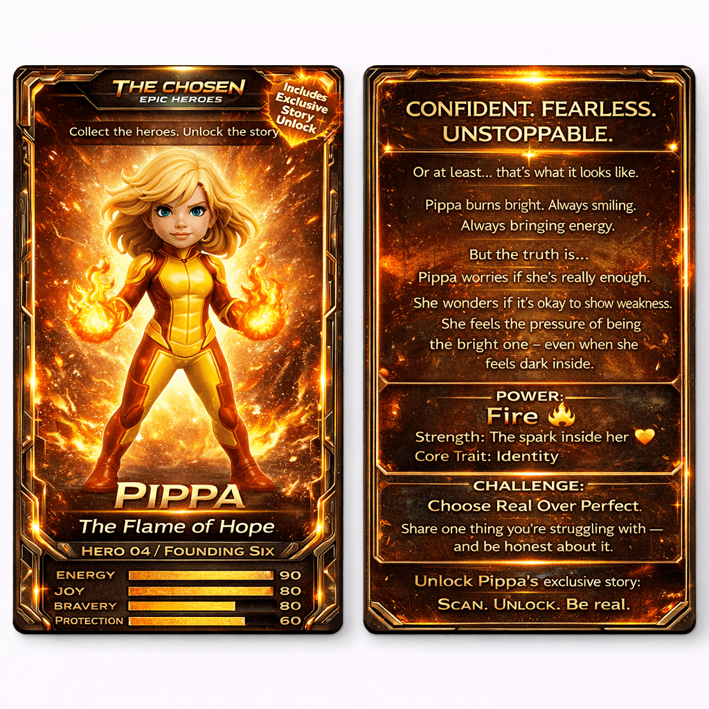 Pippa collectible character card